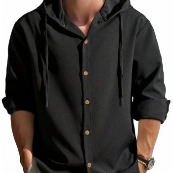 Men's Relax Fit Hooded Shirt || Casual Wear for Men || Full Sleeve Shirts || Stylish Shirt for Men