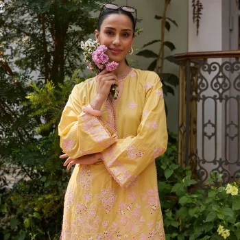 Kalani Supima Cotton Yellow Co-ord Set