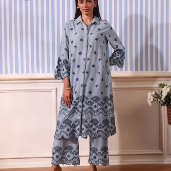 Odin Linen Light Blue Co-ord Set
