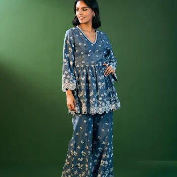 Sariona Denim Co-ord Set