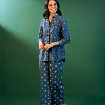 Winslet Denim Shirt & Pant Set