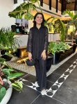 Lev Organza Black Co-ord Set