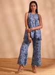 Shaya Supima Cotton Blue Co-ord Set