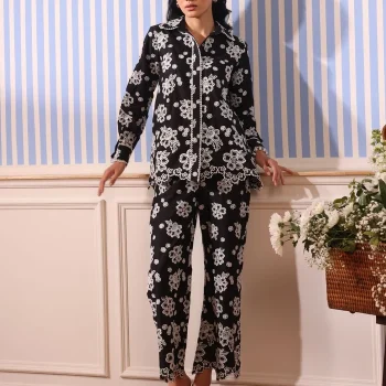 Felix Supima Cotton Black Co-ord Set