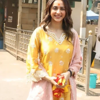 Mehar Pima Yellow Kurta Set