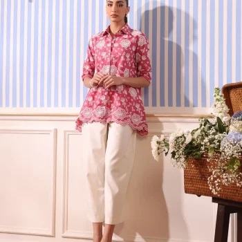 Soren Supima Cotton Fuschia Shirt