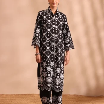 Magnus Supima Cotton Black Co-ord Set