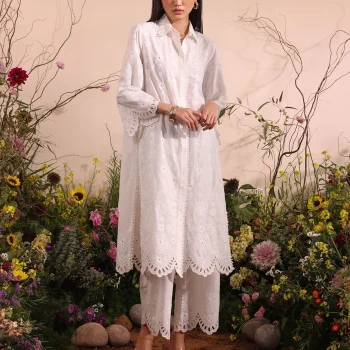 Magnus Supima Cotton White Co-ord Set