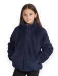 Girls Furry Fleece Full-Zip Jacket