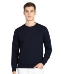 Alan Jones Clothing Men's Crew Neck Solid Pure Cotton Sweatshirt