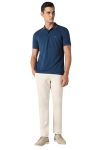 Van Heusen Men's Cotton Solid Regular Fit Collar Polo T-Shirt