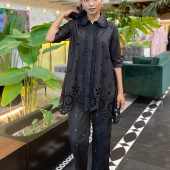 Carlisle Supima Cotton Black Co-ord Set