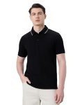 Symbol Premium Men's Cotton Stretch Solid Polo T-Shirt