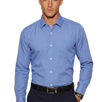 Peter England Men's Everyday Solid Slim Fit Full Sleeve Formal Shirt