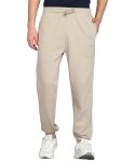 Alan Jones Clothing Men's Regular Fit Mid Rise Fleece Jogger Regular Pants For Winterwear