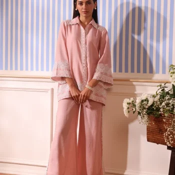 Ragnar Linen Pink Co-ord Set