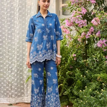 Omika Denim Co-ord Set