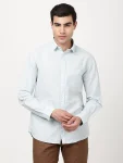 Men's Solid Full Sleeves Cotton Blend Shirt