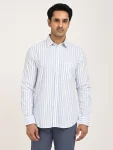 Men's Striped Full Sleeve Cotton Shirt