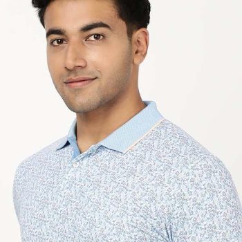 Men's Printed Polo T-Shirt