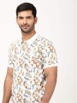 Men's Printed Polo T-Shirt