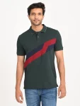 Men's Color Block Polo T-Shirt